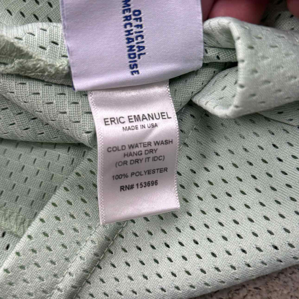 Eric Emanuel Mesh Shorts "BOLT" Green New Size S