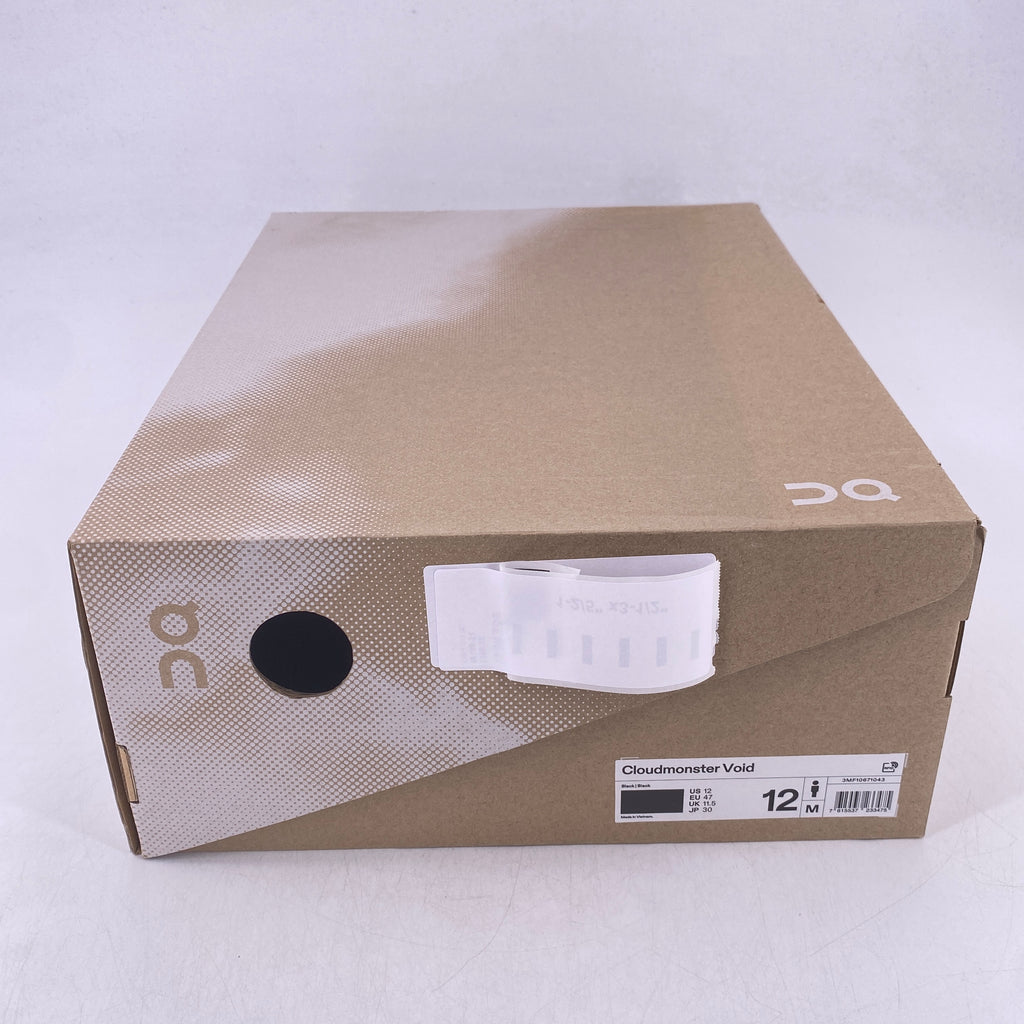 ON Cloudmonster Void "All Black" 2025 New Size 12