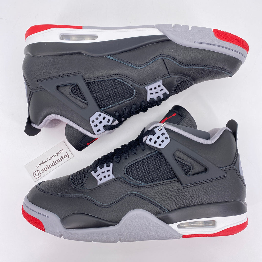 Air Jordan 4 Retro "Bred Reimagined" 2024 New Size 10.5