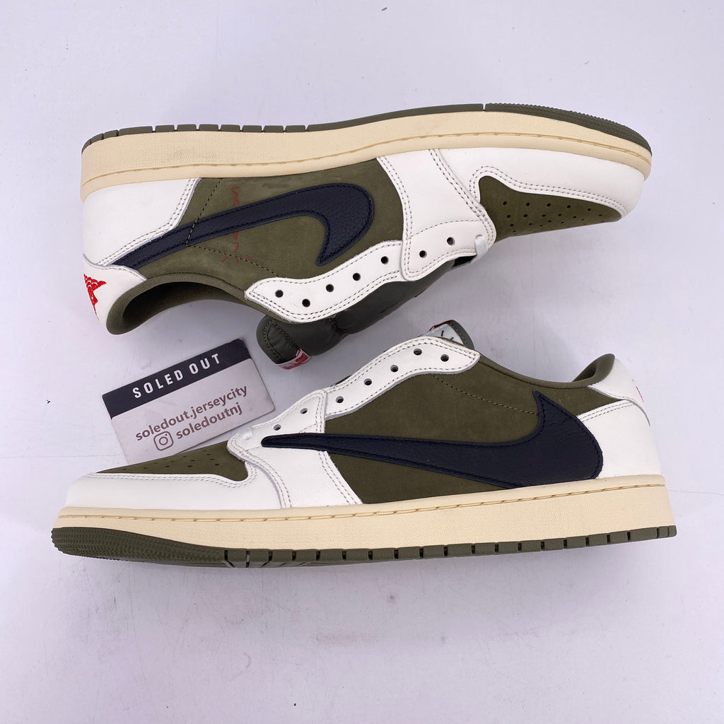 Air Jordan 1 Low OG SP "Travis Scott Medium Olive" 2024 New Size 12.5