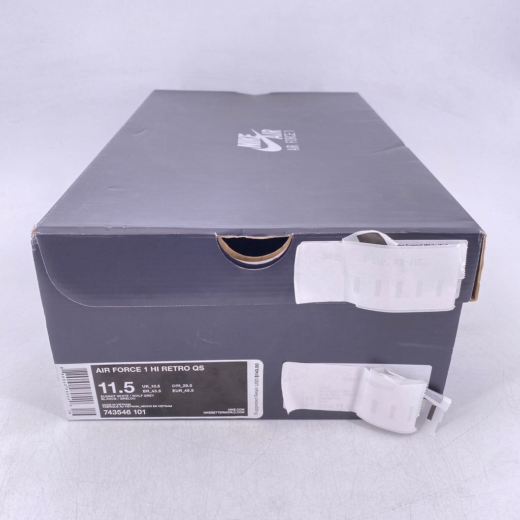Nike Air Force 1 High "Summit Wolf Grey" 2015 New Size 11.5