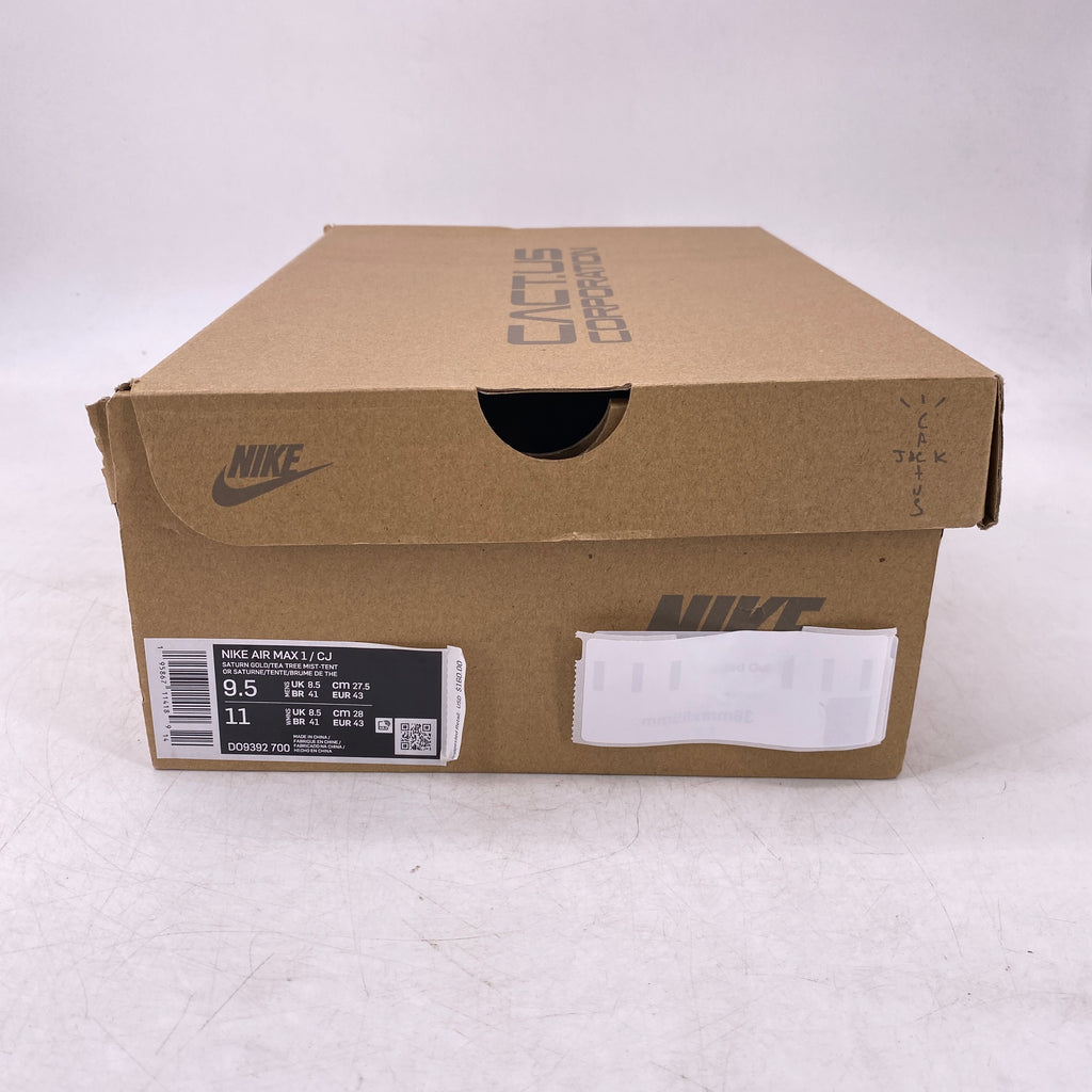 Nike Air Max 1 / CJ "Saturn Gold" 2022 New Size 9.5