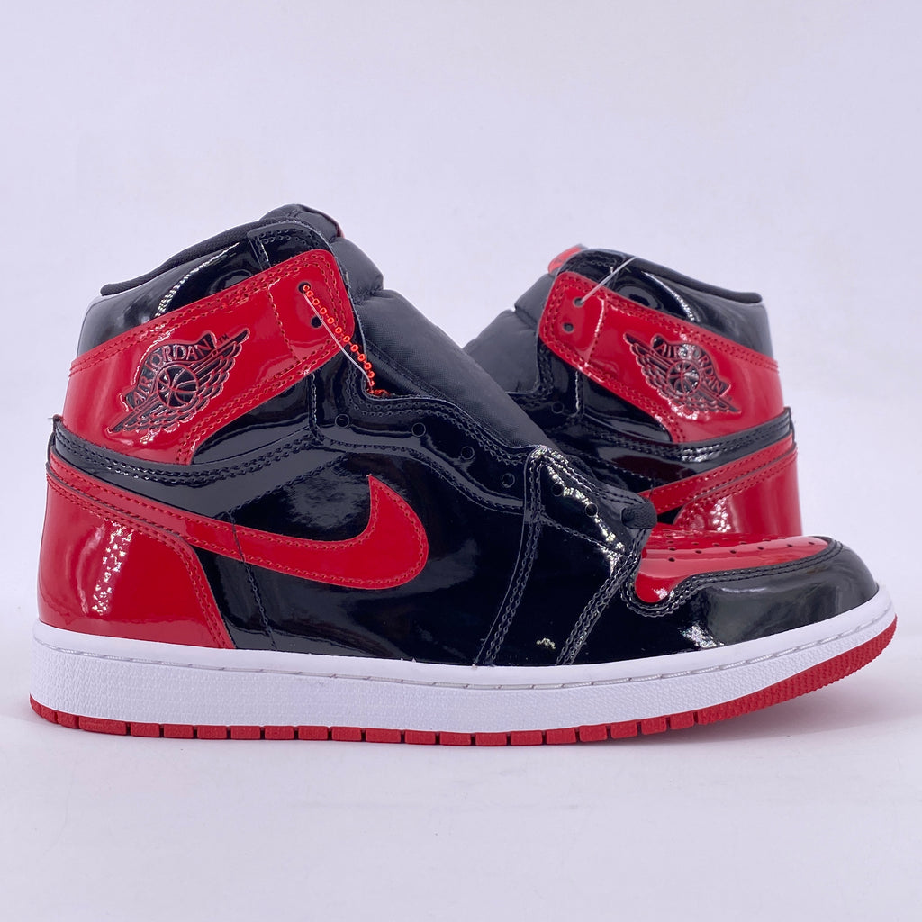 Air Jordan 1 Retro High OG "Patent Bred" 2021 New Size 9
