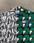 Prada Button Up "SPLIT" Green Used Size XL