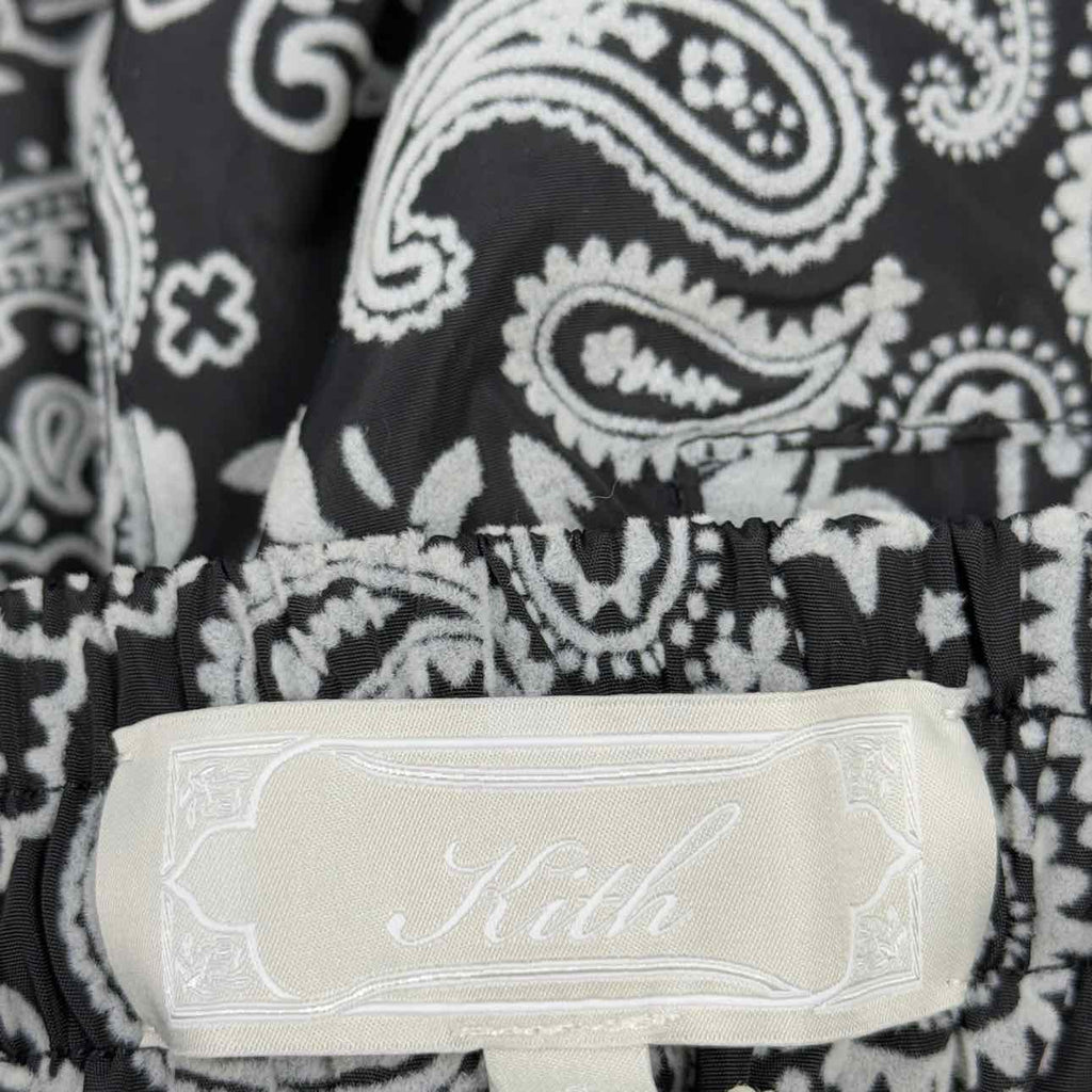 Kith Pants "BANDANA" Black New Size XL