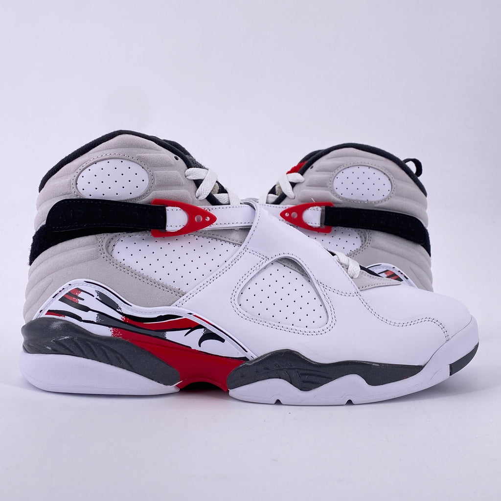 Air Jordan 8 Retro "White True Red" 2025 New Size 10.5