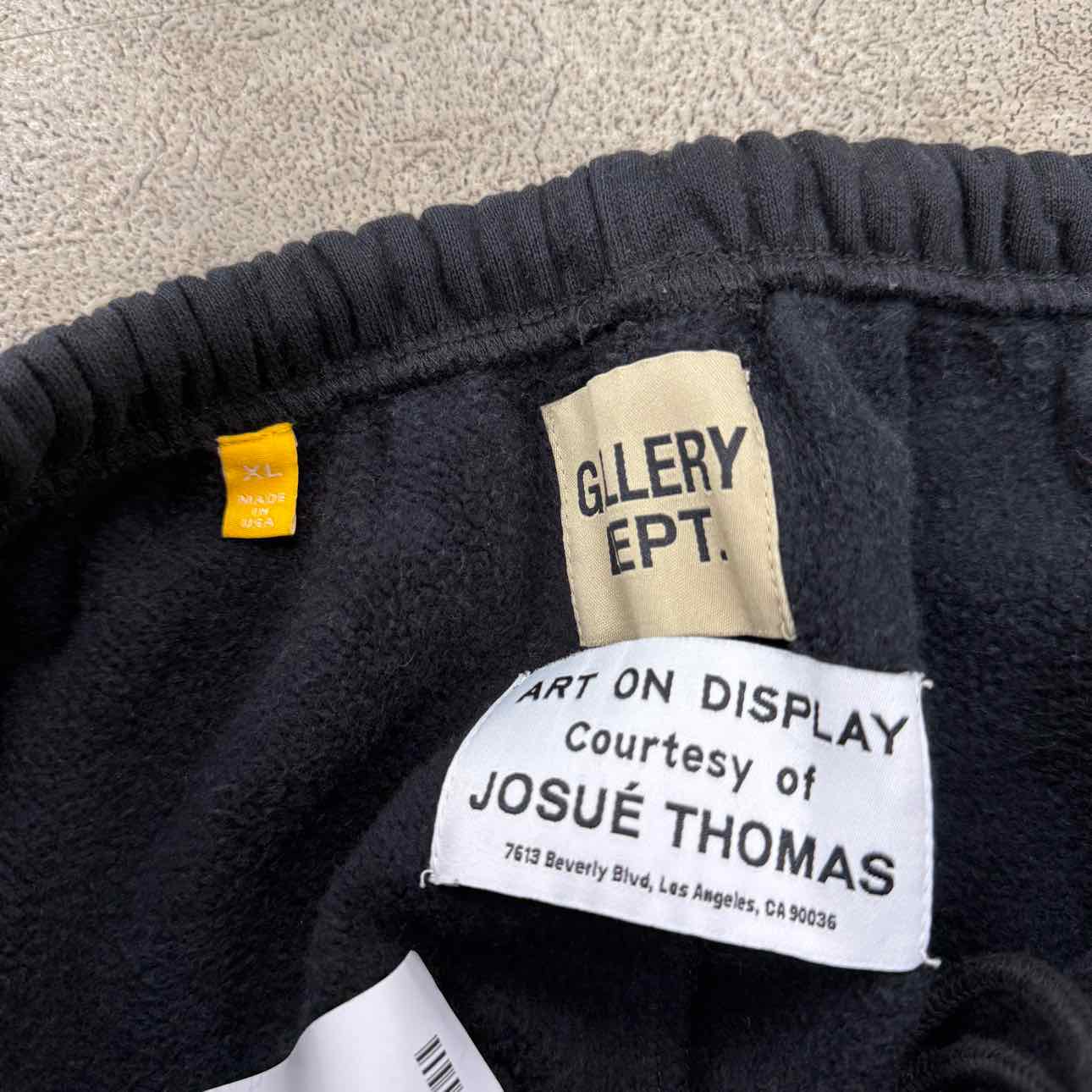 Gallery DEPT. Sweatpants &quot;PAINTED&quot; Black New Size XL