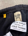 Gallery DEPT. Sweatpants "PAINTED" Black New Size XL