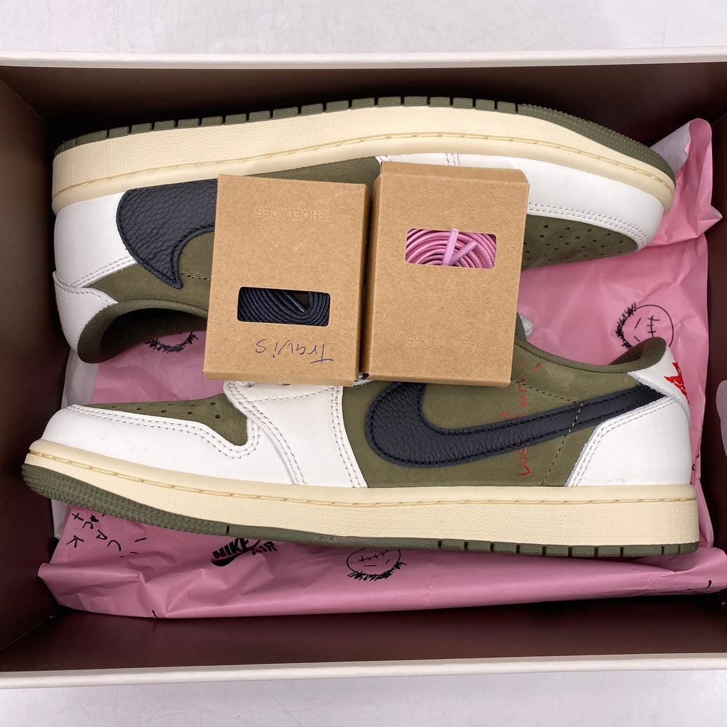 Air Jordan 1 Retro Low "Travis Scott Medium Olive" 2024 New Size 8