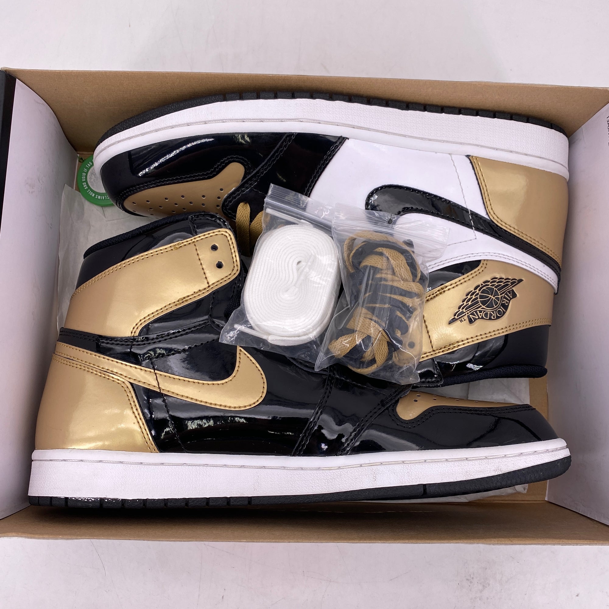 Air Jordan 1 Retro High OG &quot;Gold Toe&quot; 2018 Used Size 10.5