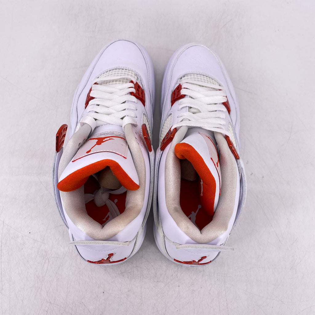 Air Jordan 4 Retro "Metallic Orange" 2020 New (Cond) Size 9