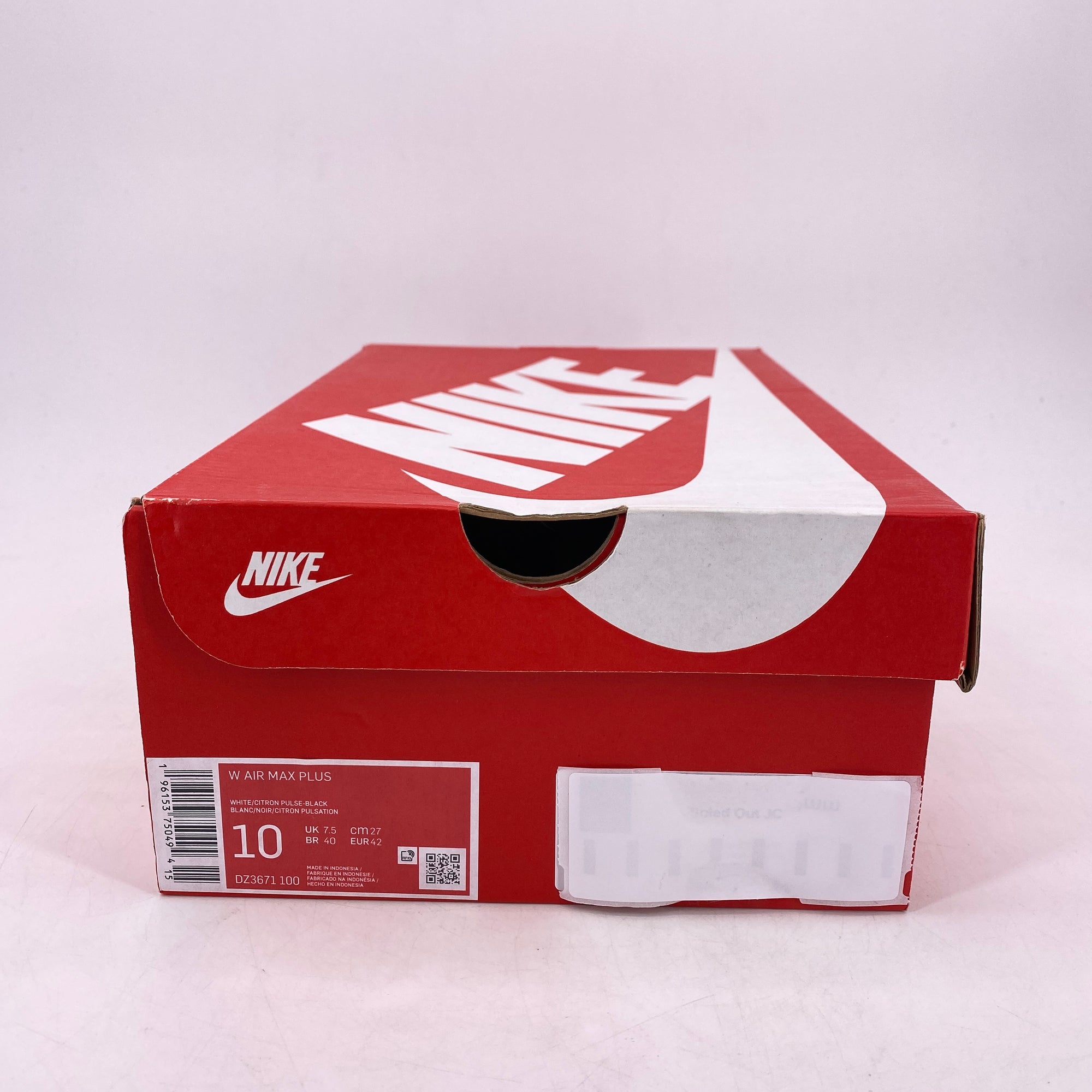 Nike (W) Air Max Plus &quot;White Red Magenta&quot; 2023 New Size 10W