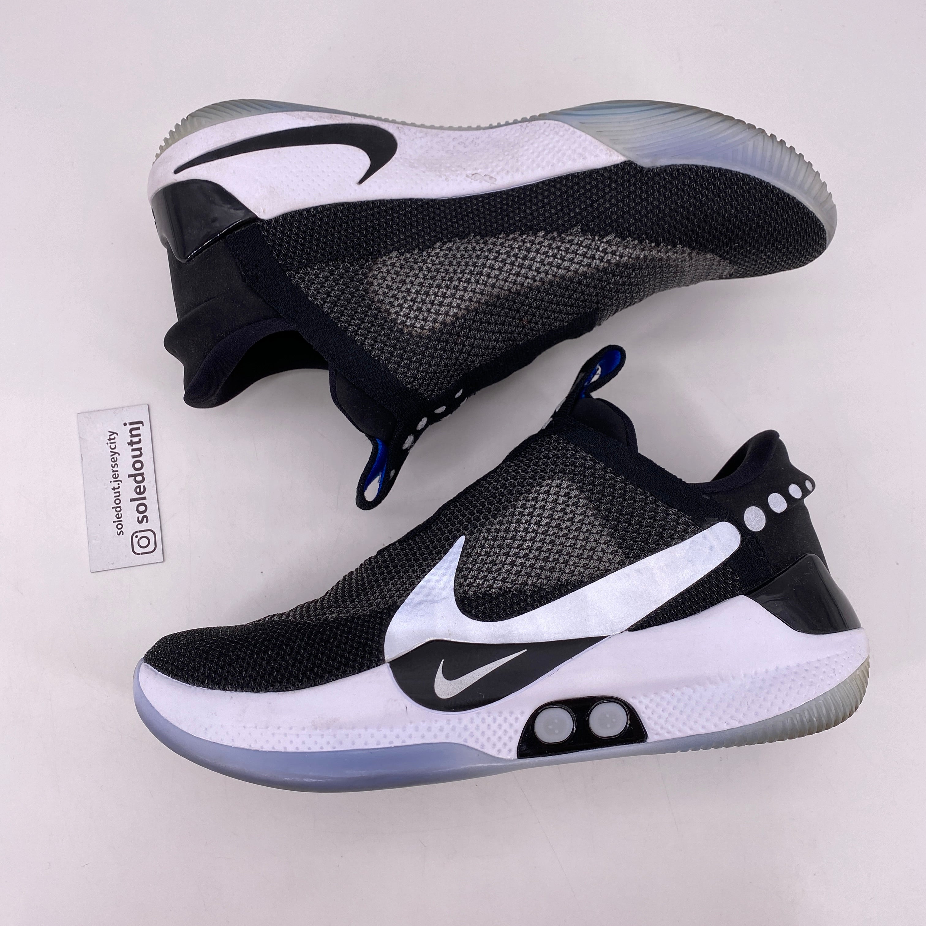 Nike Adapt BB &quot;PURE PLATINUM&quot; 2019 Used Size 8.5