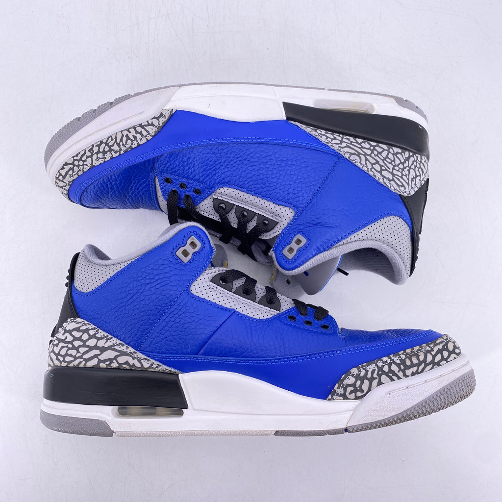 Air Jordan 3 Retro "Varsity Royal" 2020 Used Size 10.5