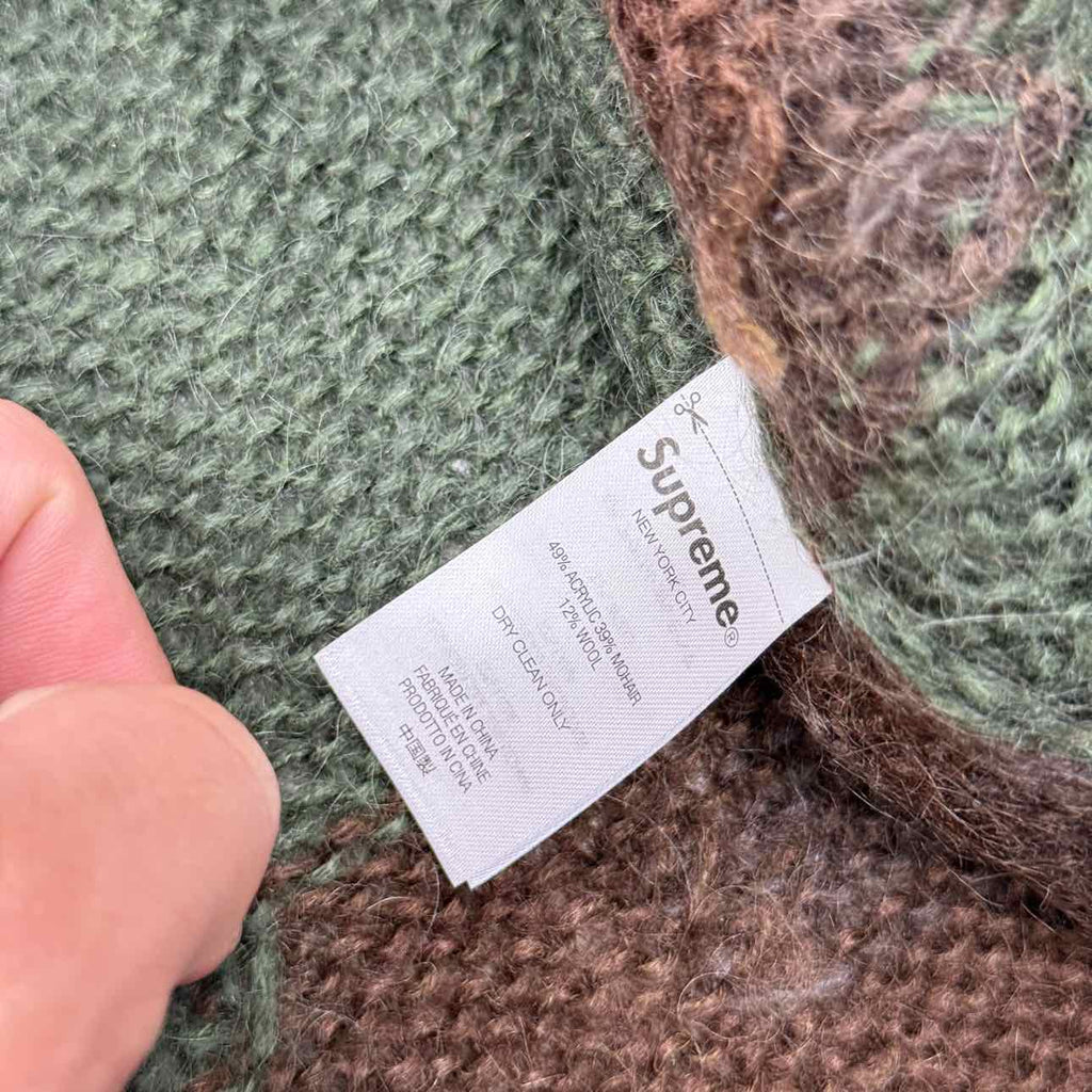 Supreme Knit Crewneck "JUNYA WATANABE CDG" Camo Used Size XL