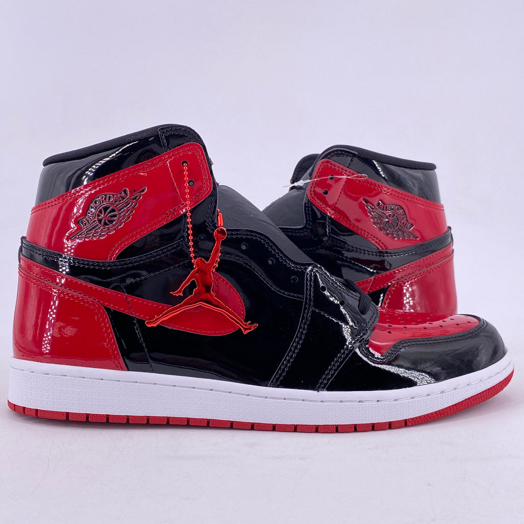 Air Jordan 1 Retro High OG "Patent Bred" 2021 New Size 13