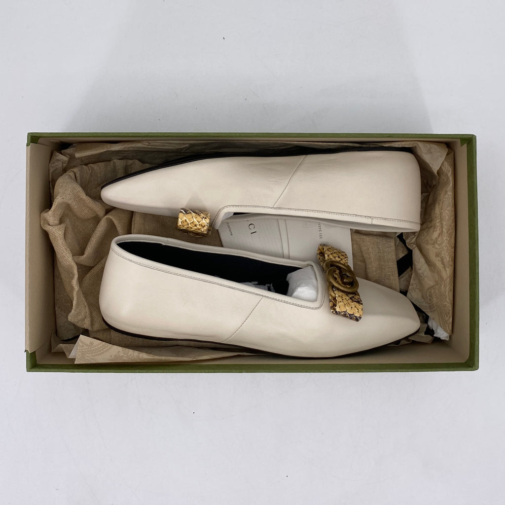 Gucci Flat "Double G Ballet"  New Size 36