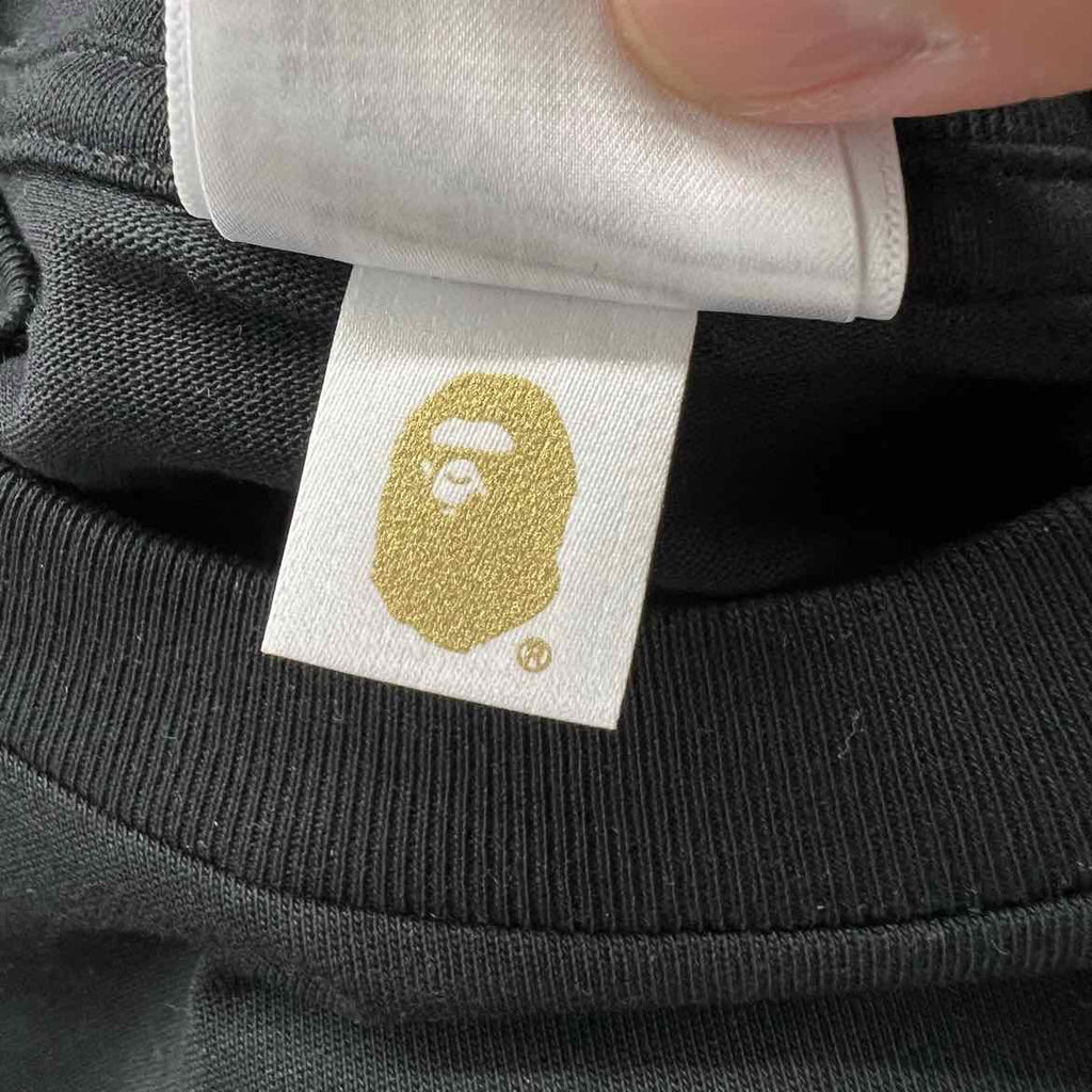 Bape T-Shirt "SHARK FACE" Black Used Size M