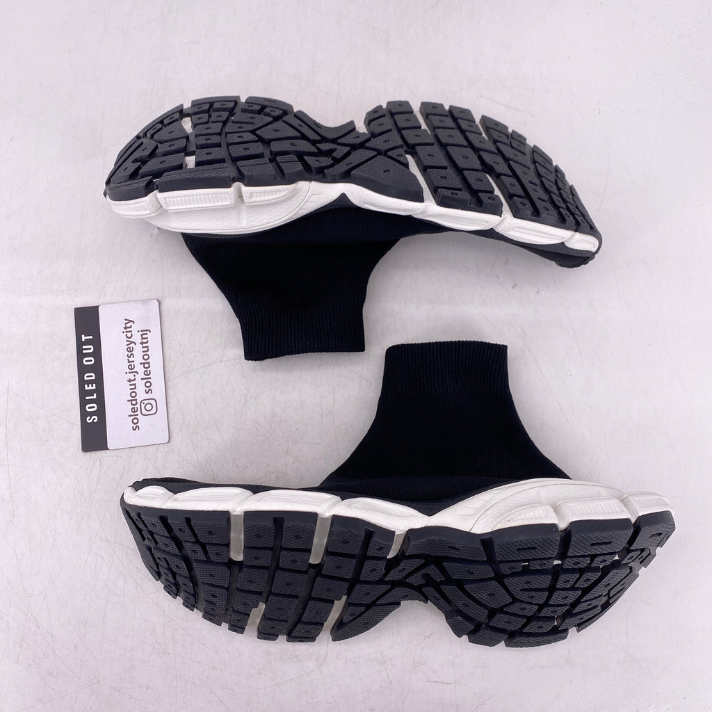 Balenciaga (W) 3XL Sock "Black White"  New Size 37W