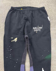 Gallery DEPT. Sweatpants "PAINTED" Black New Size XL