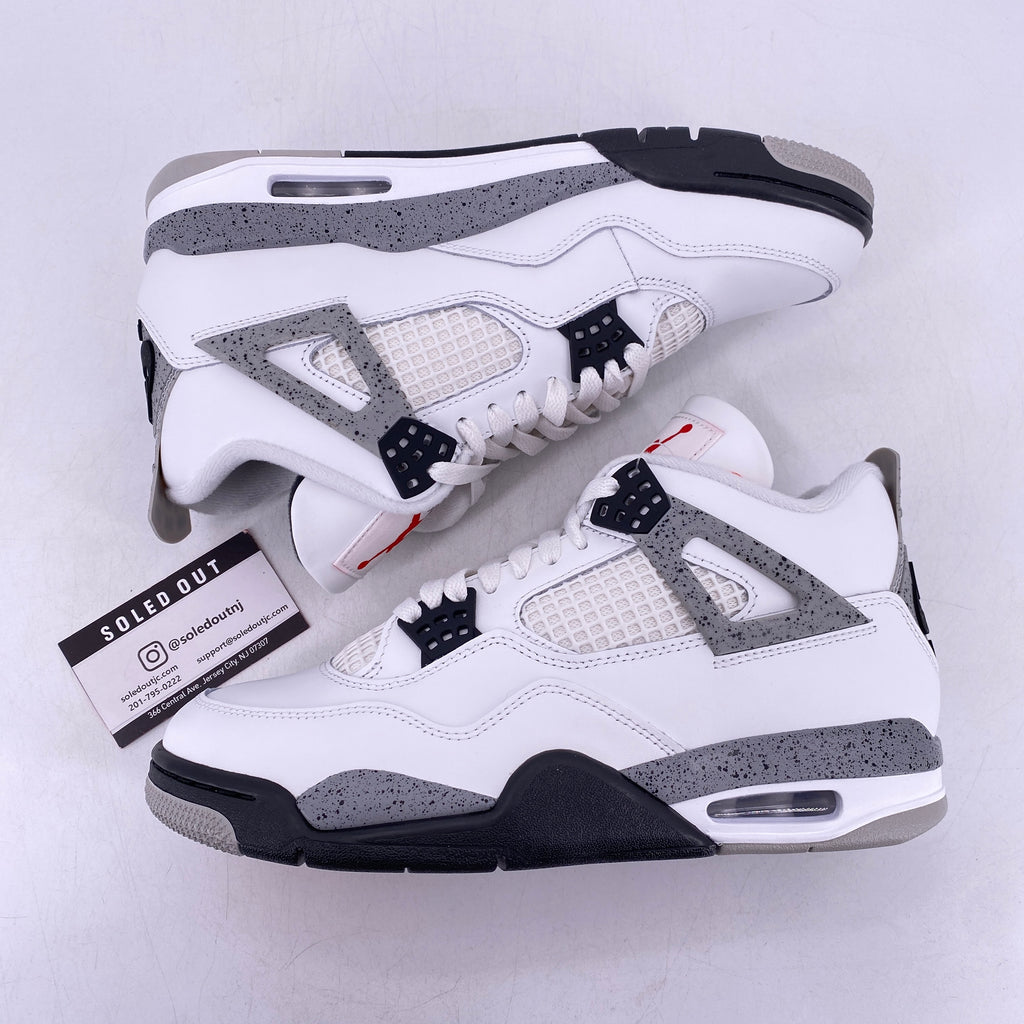 Air Jordan 4 Retro "White Cement" 2025 New Size 8.5