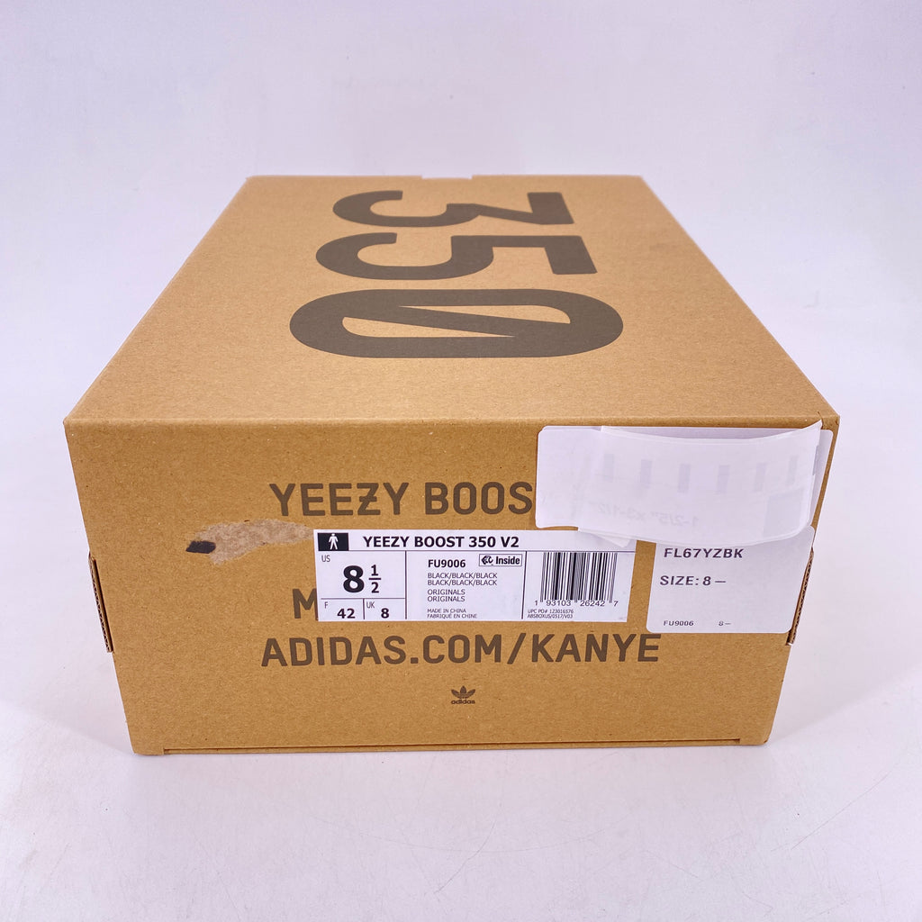Yeezy 350 v2 "Black Non-Reflective" 2019 New Size 8.5