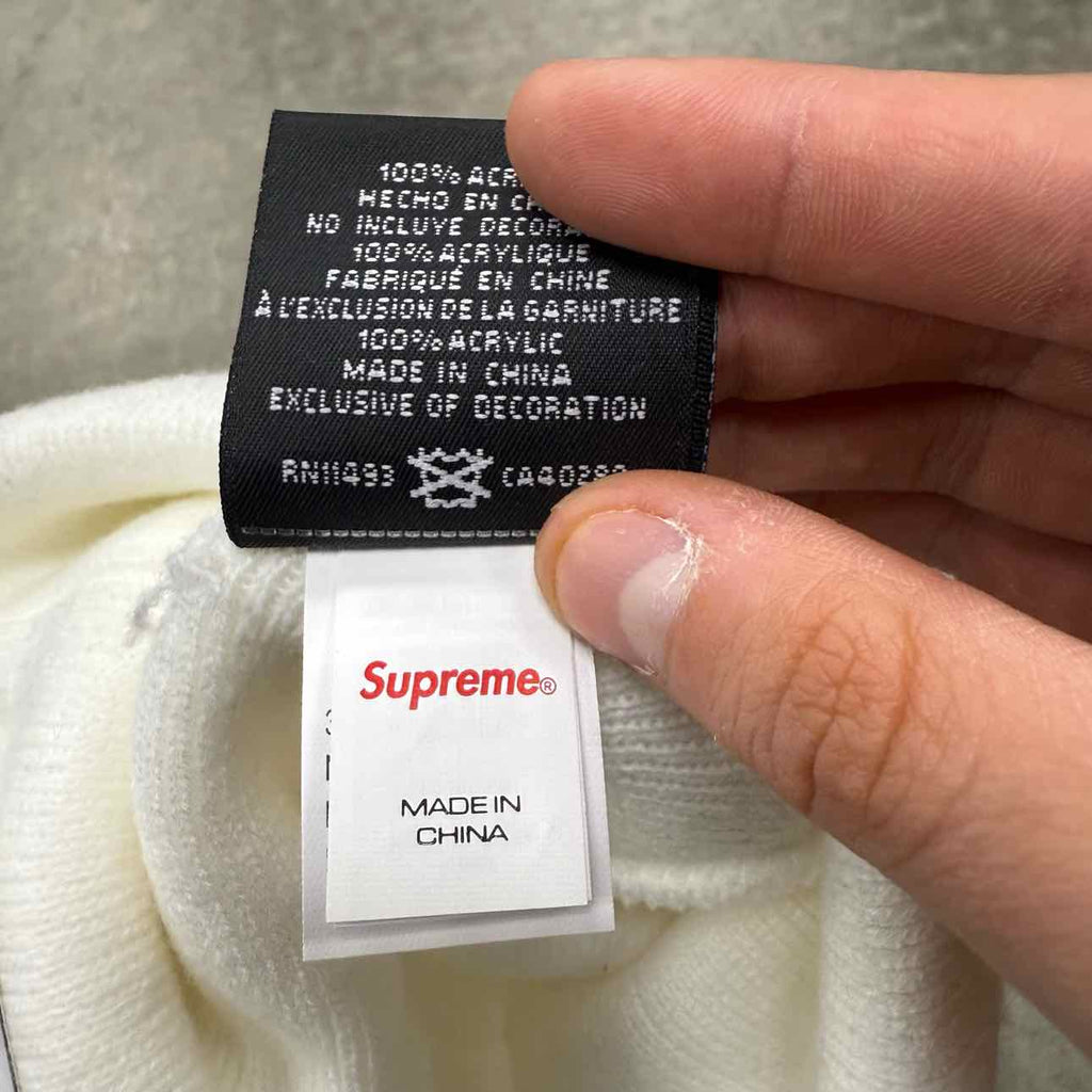 Supreme Beanie "BOX LOGO" 2023 New White Size OS
