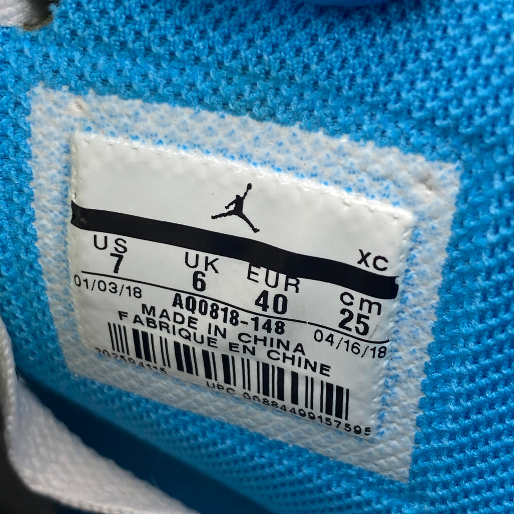 Air Jordan 1 Retro High OG "Off White Unc" 2018 Used Size 7