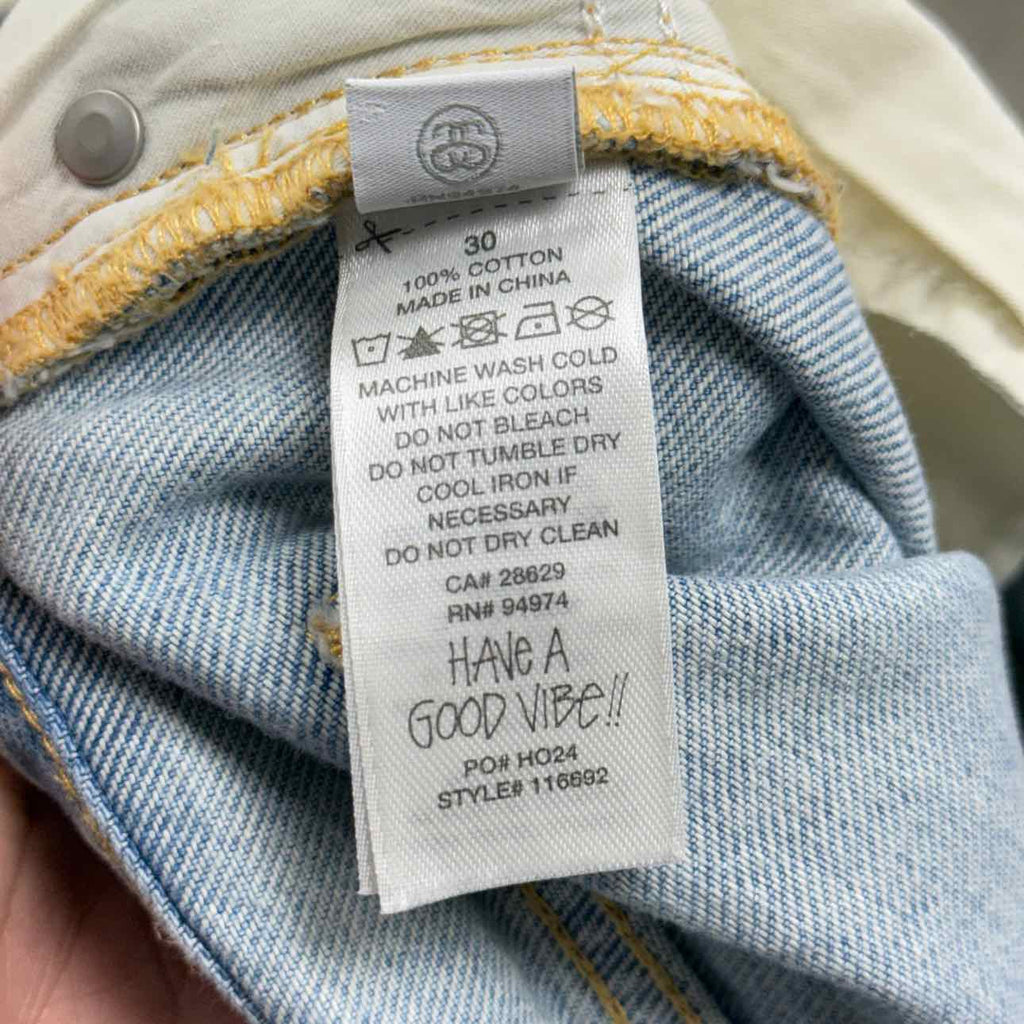 Stussy Jeans "BIG OL' JEAN" Blue Used Size 30
