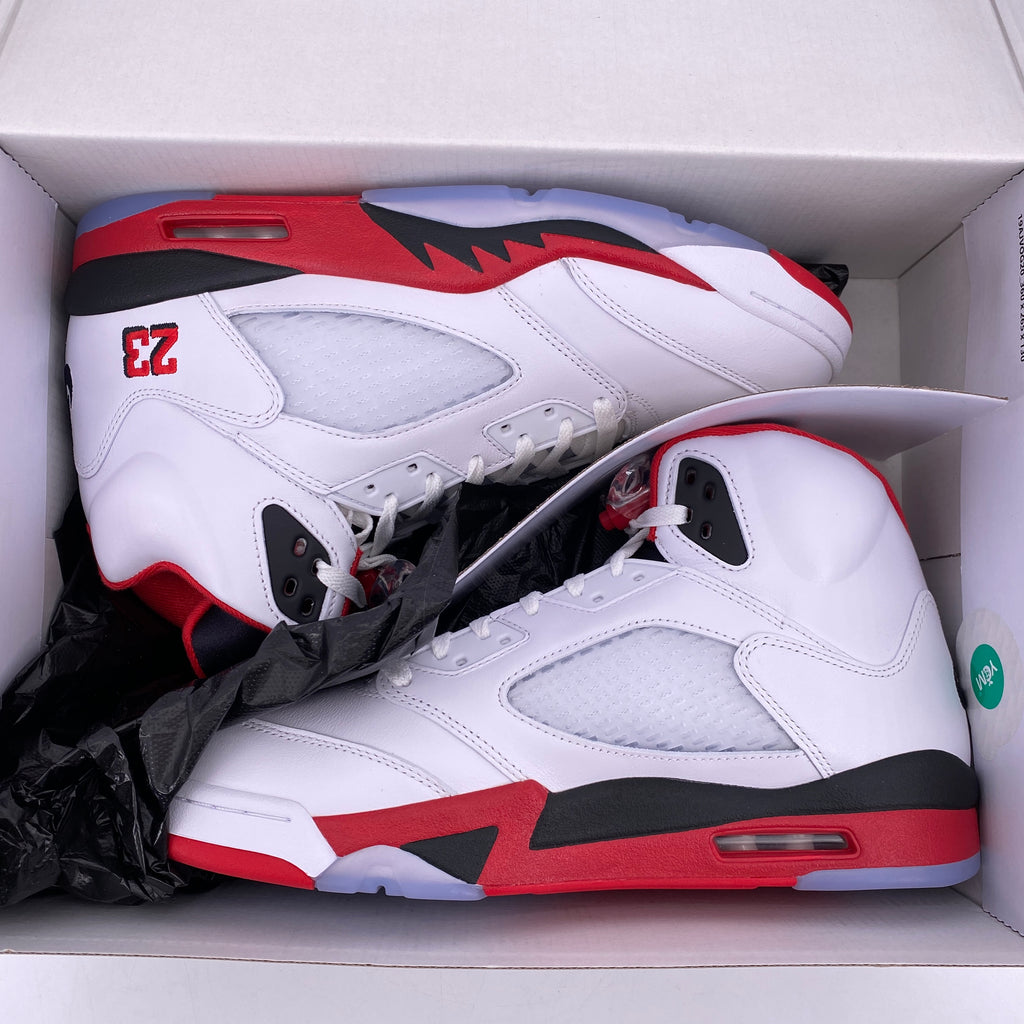 Air Jordan 5 Retro "Fire Red Black Tongue" 2025 New Size 12