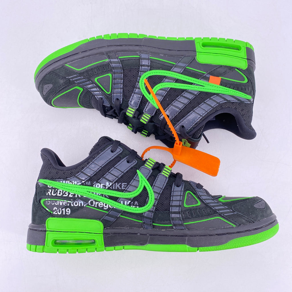 Nike Air Rubber Dunk / OW "Green Strike" 2020 Used Size 9.5