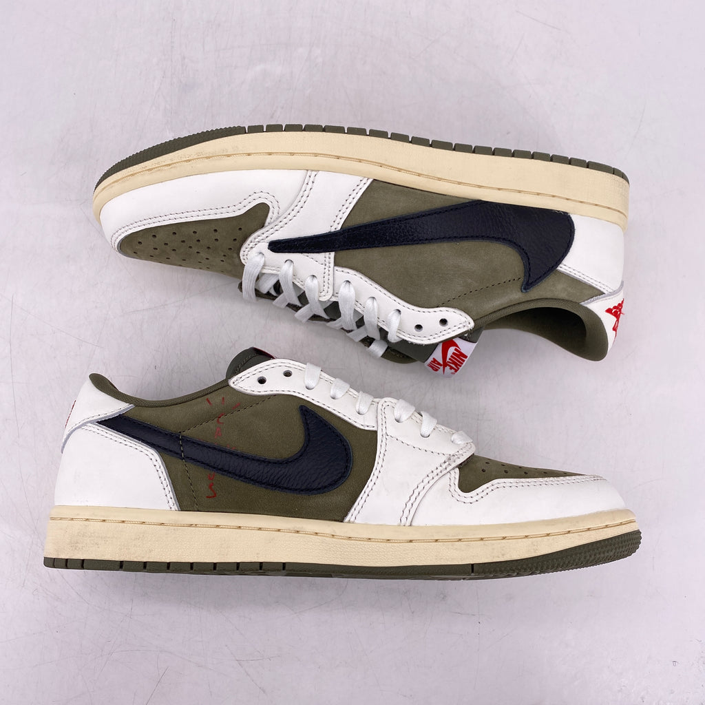 Air Jordan 1 Low OG SP "Travis Scott Medium Olive" 2024 Used Size 8