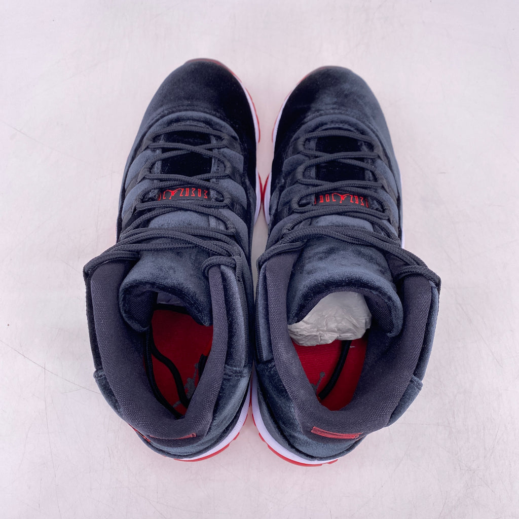 Air Jordan (W) 11 Retro "Bred Velvet" 2024 Used Size 10.5W