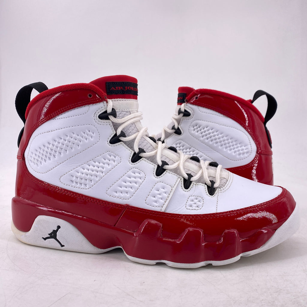 Air Jordan 9 Retro "White Gym Red" 2019 Used Size 9.5