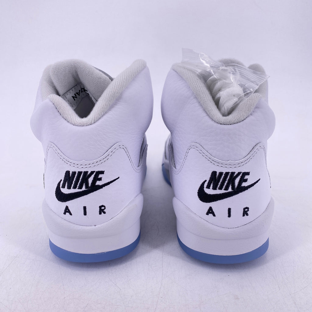 Air Jordan (GS) 5 Retro "White Metallic" 2026 New Size 4Y