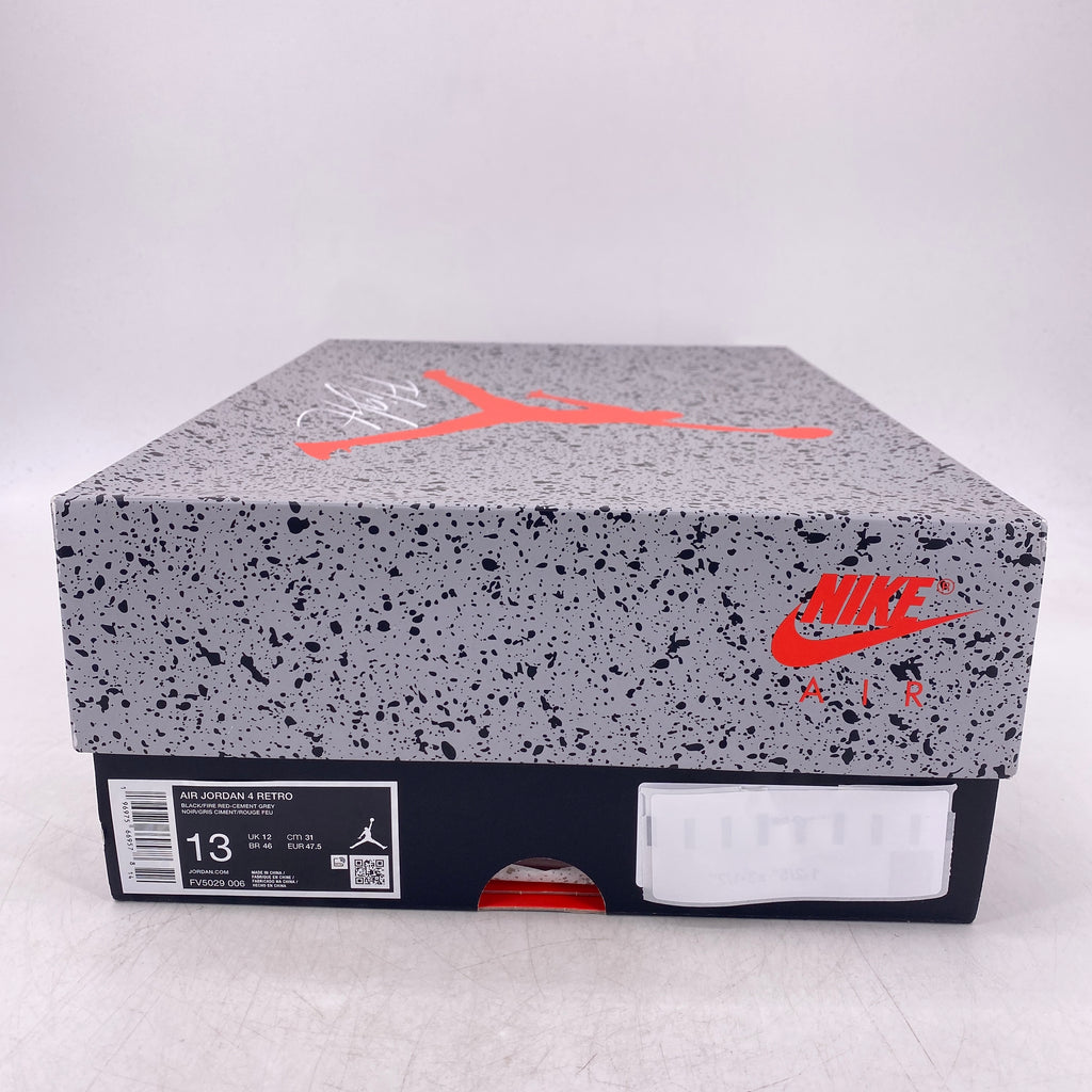 Air Jordan 4 Retro "Bred Reimagined" 2024 New Size 13