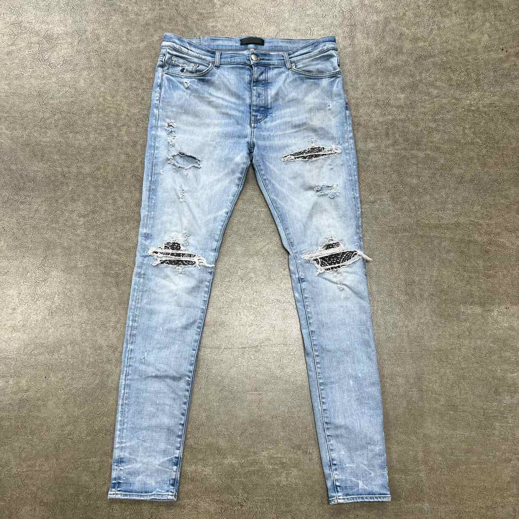 Amiri Jeans "PAISLEY" Blue Used Size 36