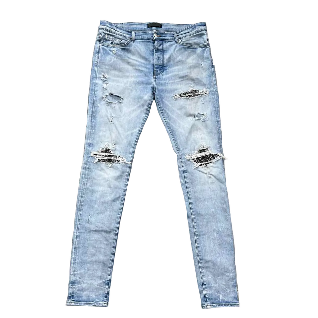 Amiri Jeans "PAISLEY" Blue Used Size 36