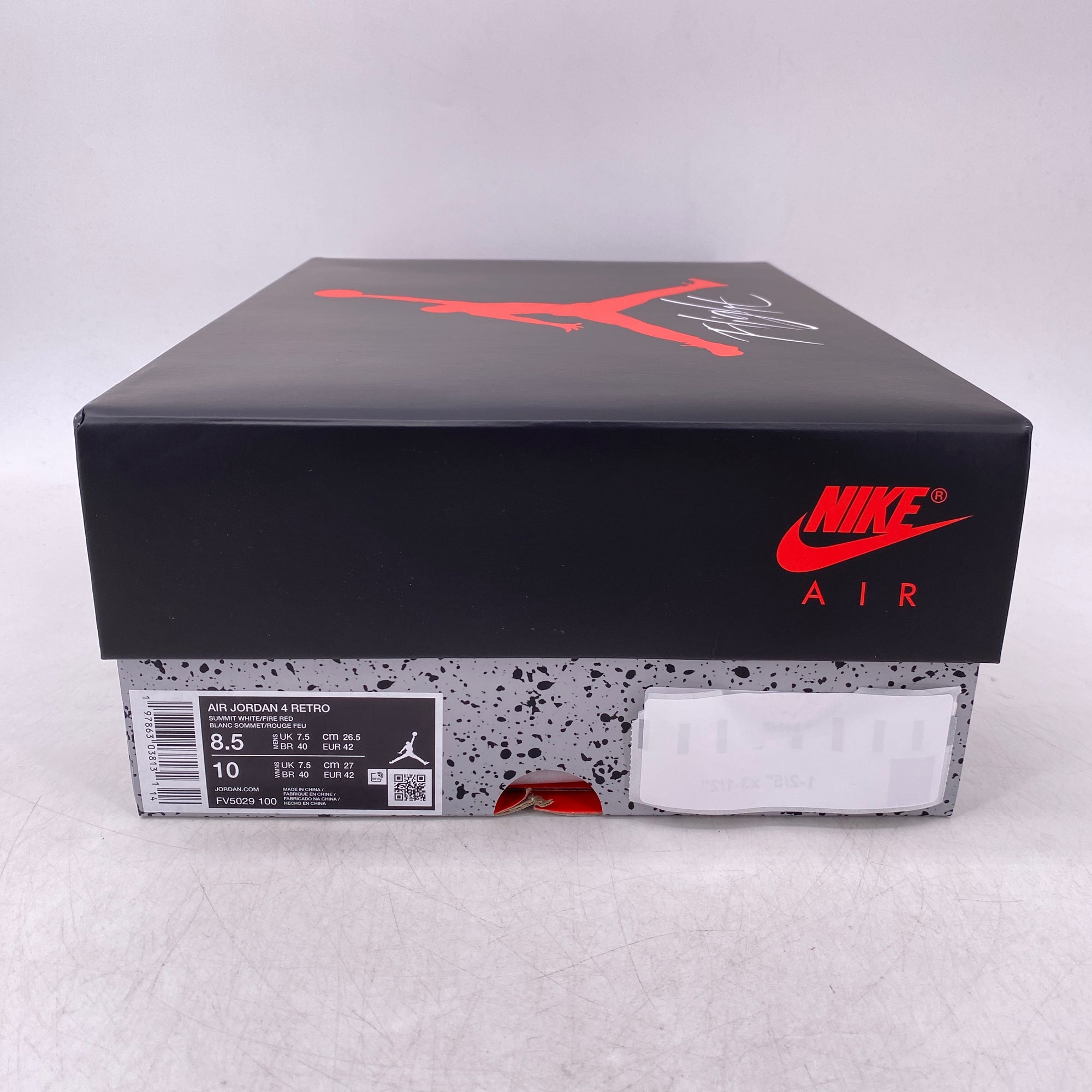 Air Jordan 4 Retro "White Cement" 2025 New Size 8.5