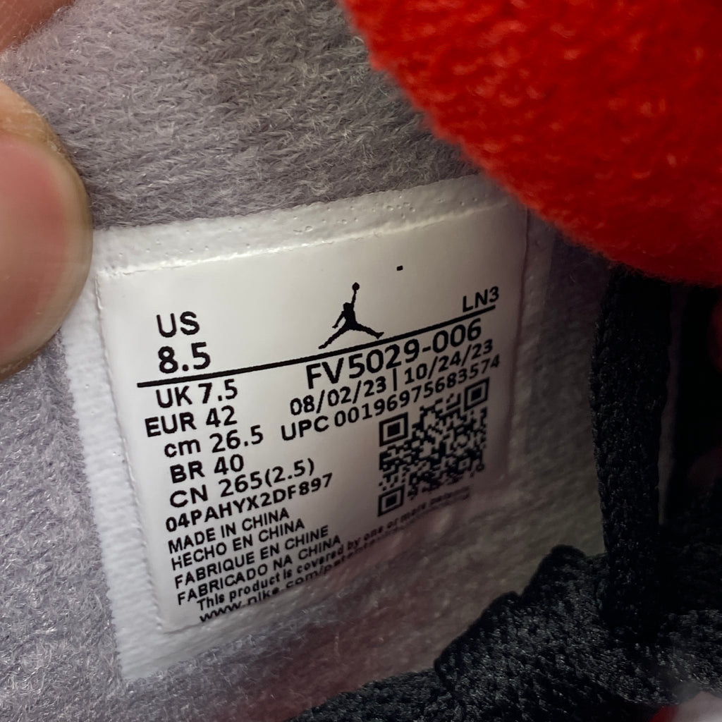 Air Jordan 4 Retro "Bred Reimagined" 2024 New Size 8.5