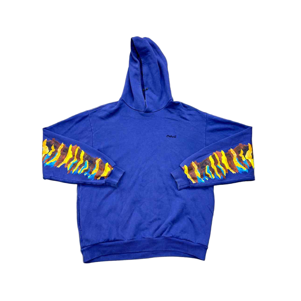 Marni Hoodie "PAINTED" Purple Used Size 46