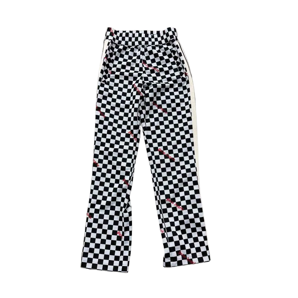Palm Angels Track Pants "CHECKER" Black Used Size S