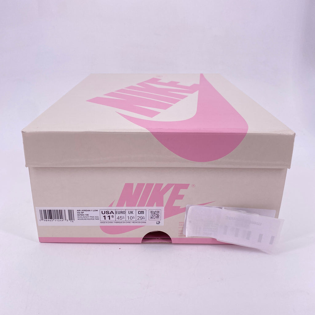 Air Jordan 1 Retro Low "Travis Scott Shy Pink" 2026 New Size 11.5