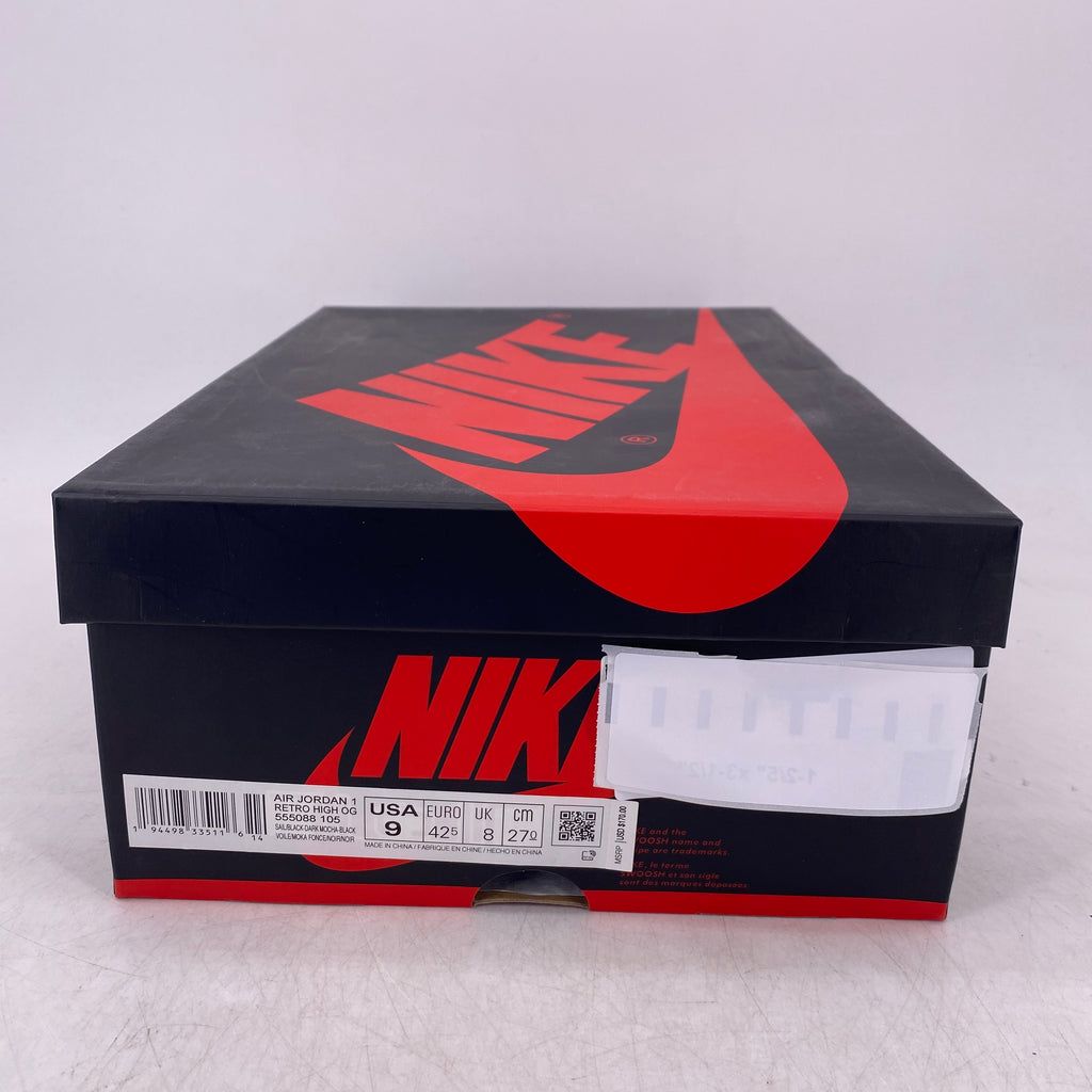 Air Jordan 1 Retro High OG "Mocha" 2020 New Size 9