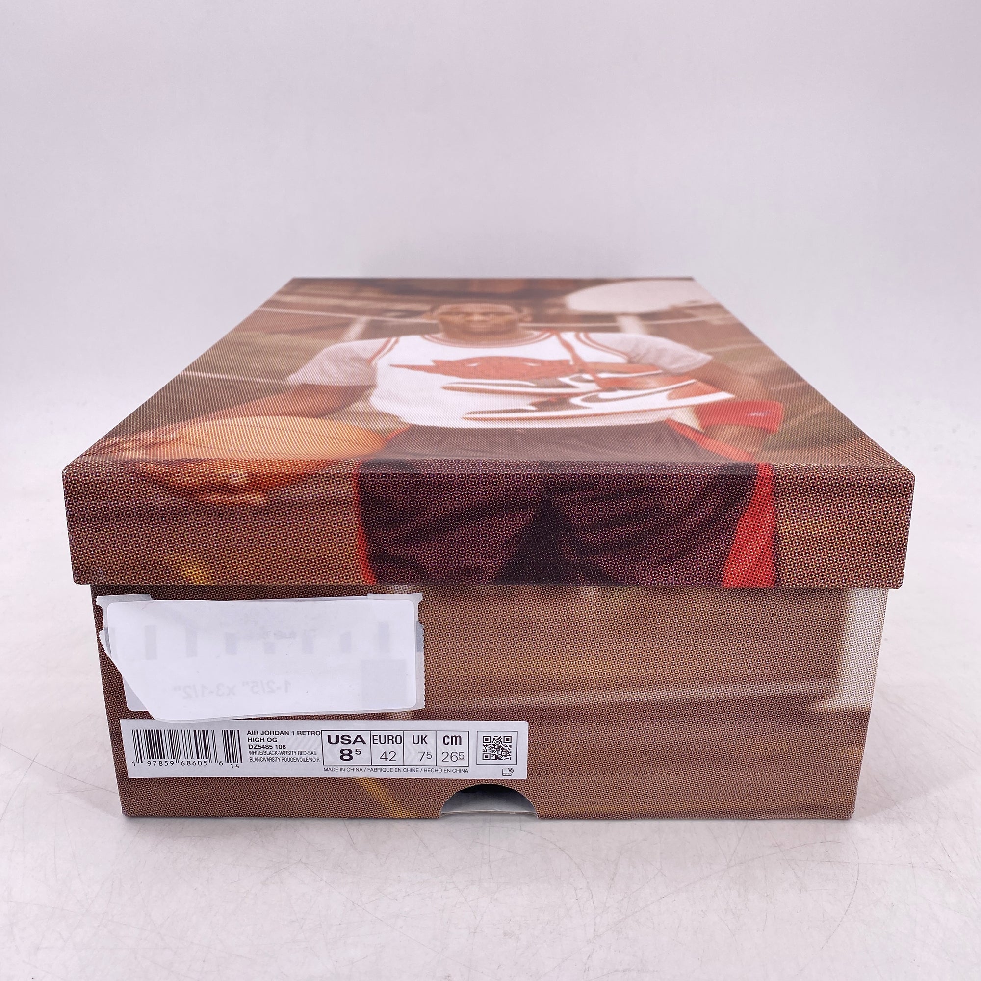 Air Jordan 1 Retro High OG &quot;Black Toe Reimagined&quot; 2024 New Size 8.5