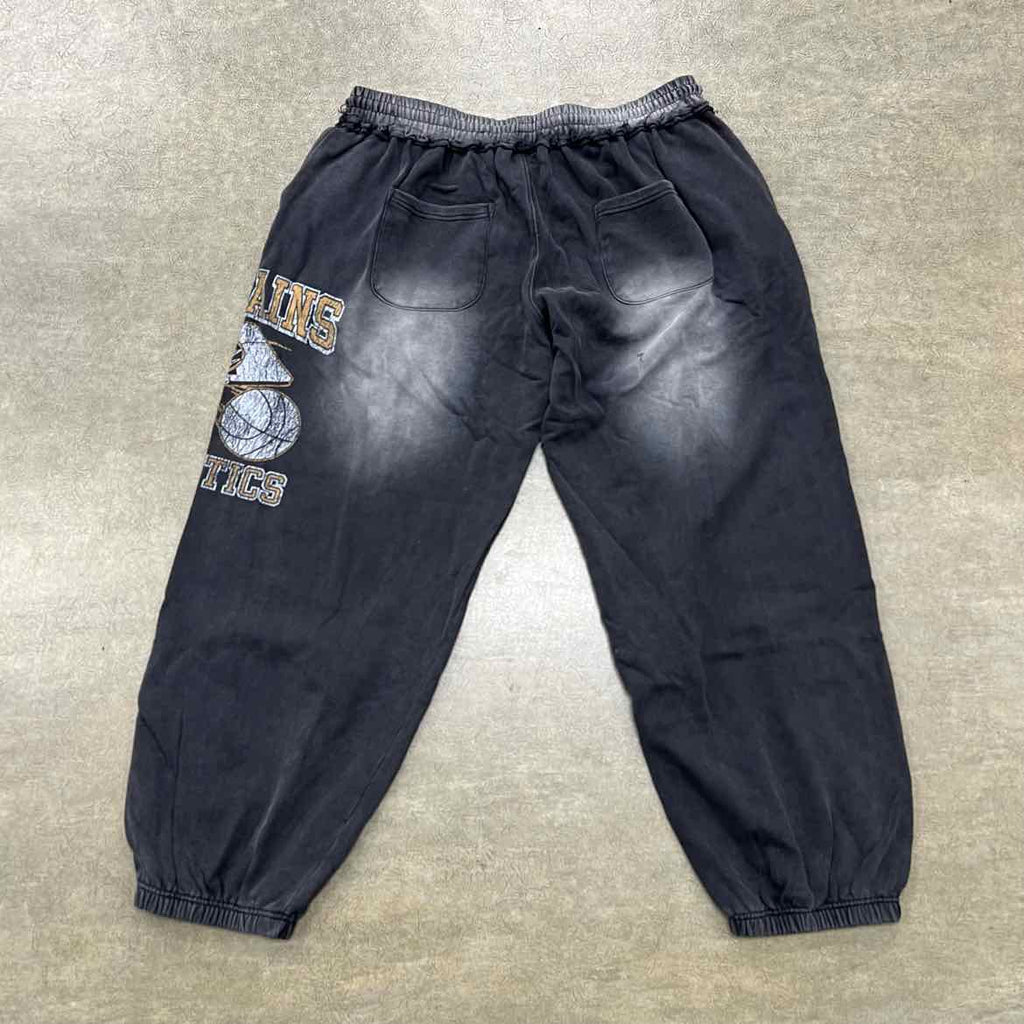 Vale Sweatpants "FOREVER VILLAIN" Black New Size 2XL