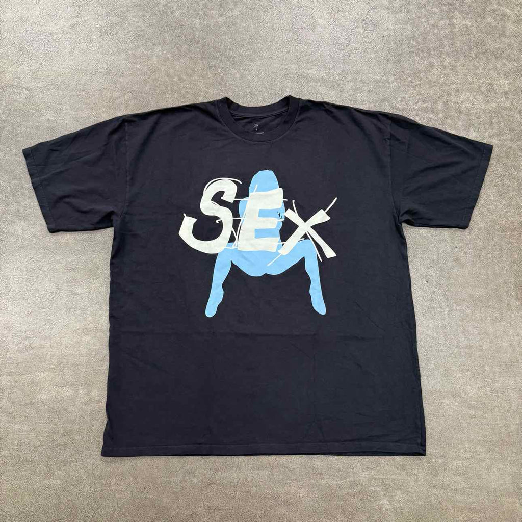 Travis Scott T-Shirt "BIRTHDAY TEE" Black New Size 2XL