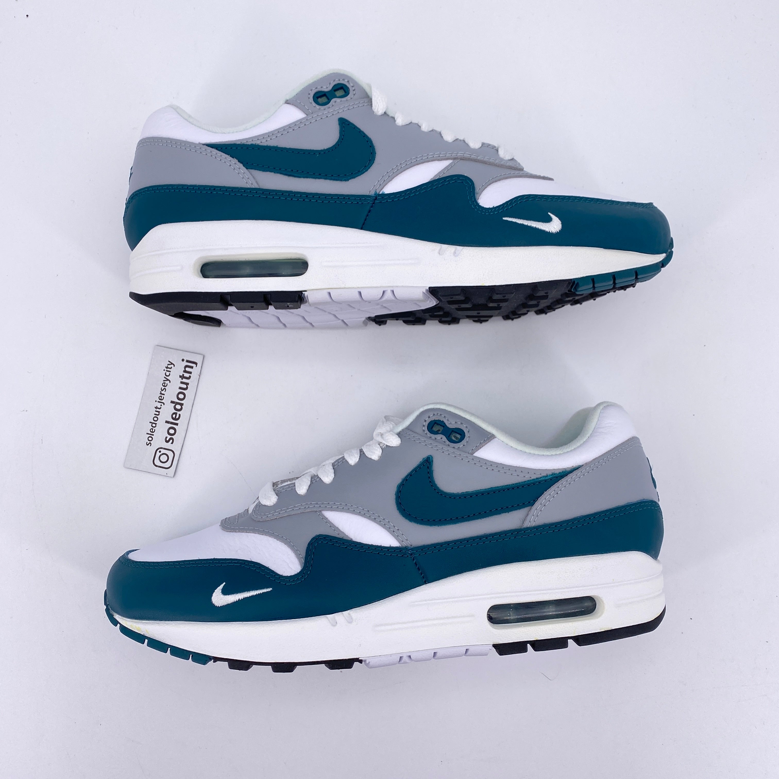 Nike Air Max 1 LV8 &quot;Dark Teal Green&quot; 2021 New (Cond) Size 8