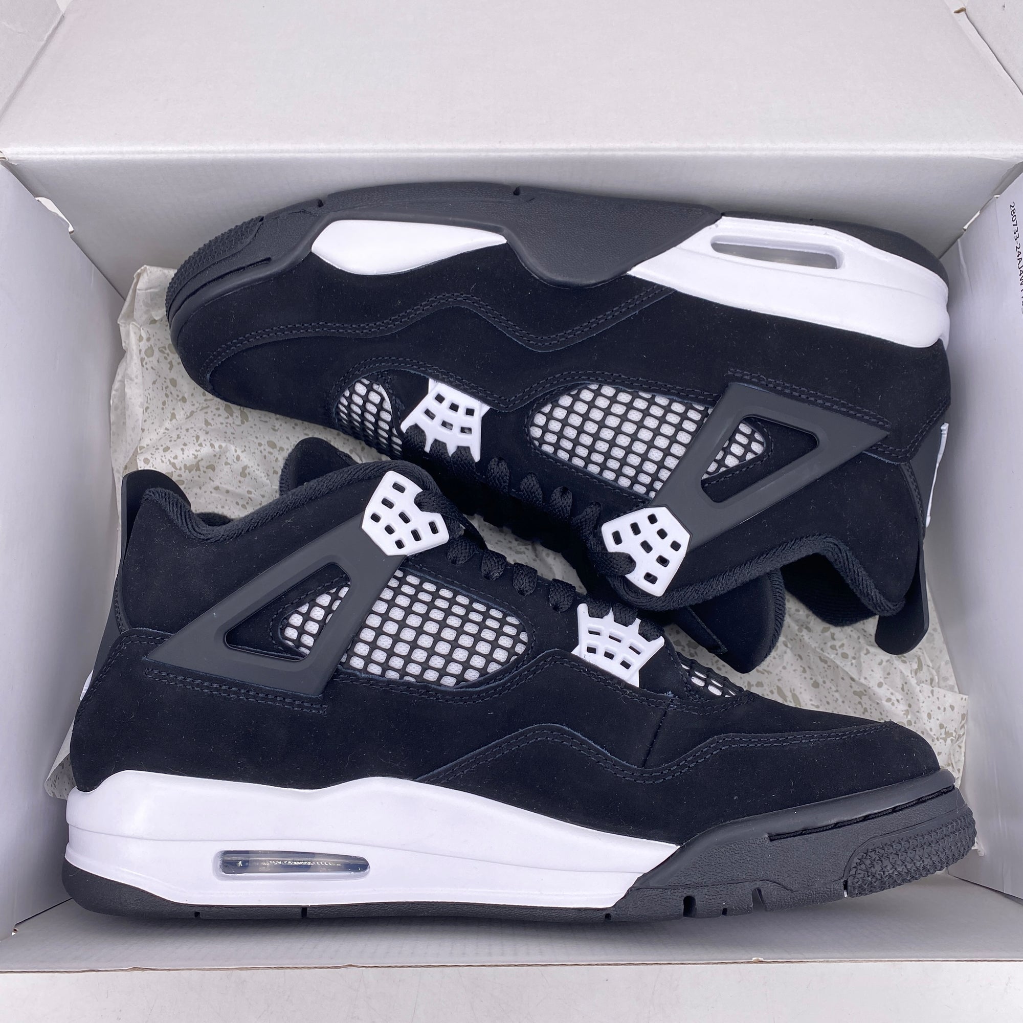 Air Jordan 4 Retro &quot;White Thunder&quot; 2024 New Size 9