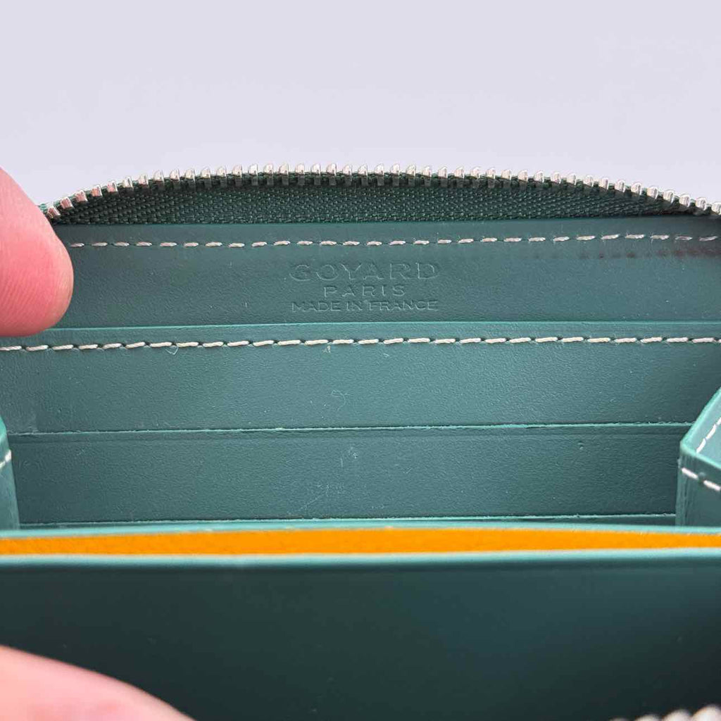 Goyard Wallet "MATIGNON" Used Green